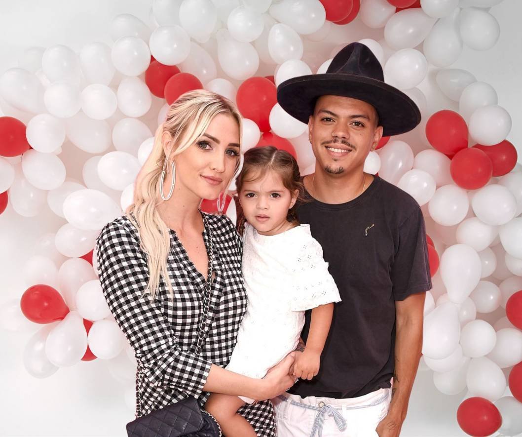 Jagger Snow Ross with Parent Evan Ross Jagger Ashlee Simpson